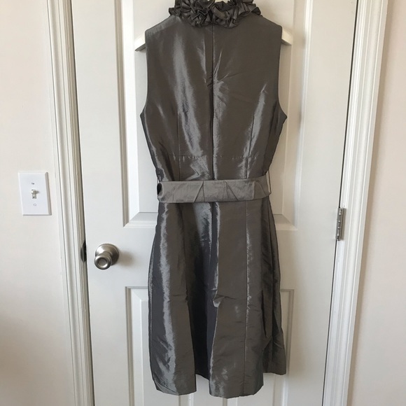 Gorgeous Silver-Grey Dress, Size 10 - Picture 4 of 7